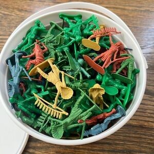 Full Bucket of Toy Soldiers and more